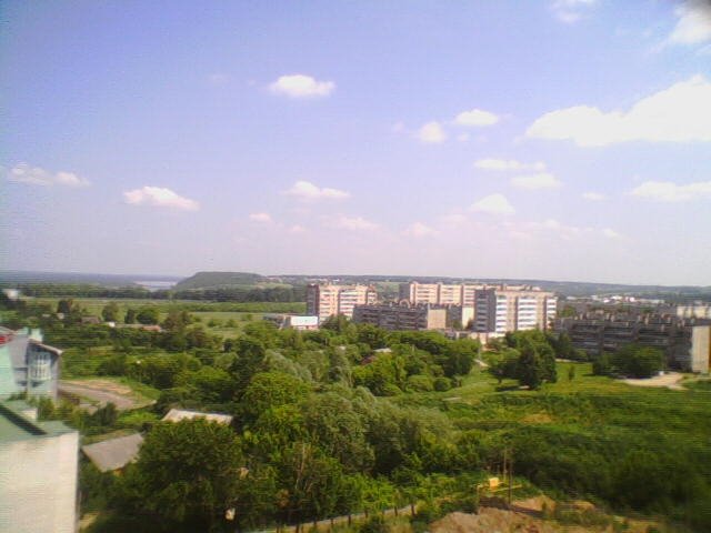 Вид из окна "Торгового центра" на "Волгу", Кстово