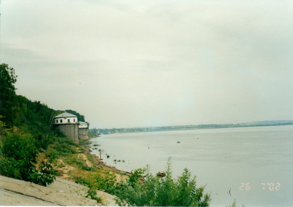 Volga river, Кстово