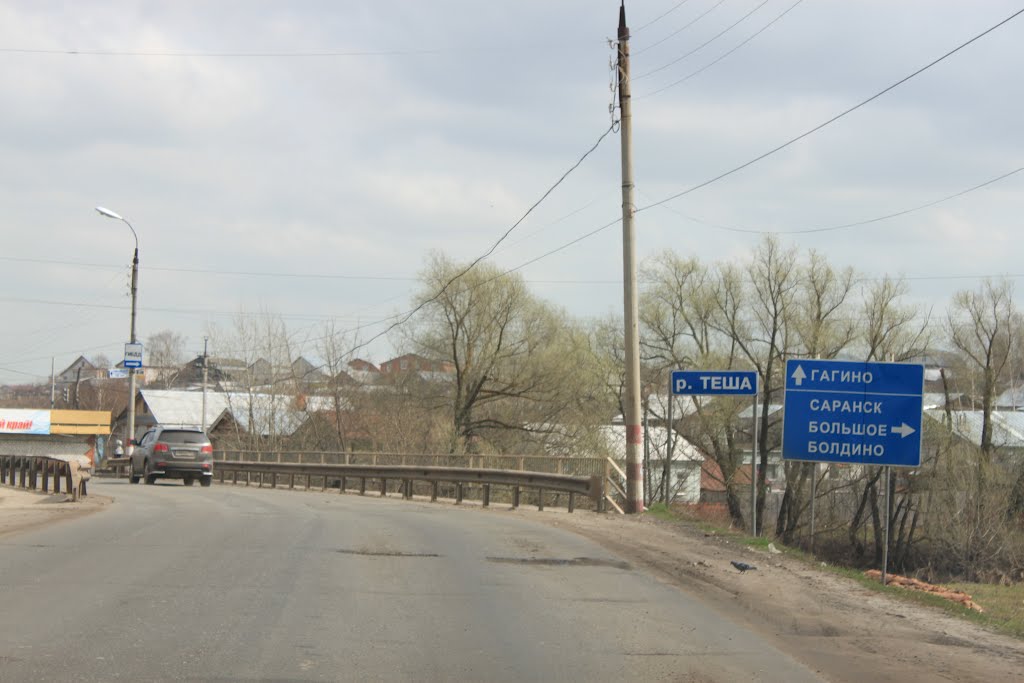 Tesha river, Лукоянов