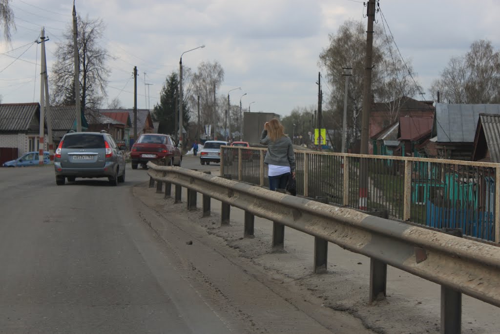 road in Lukoyanov, Лукоянов