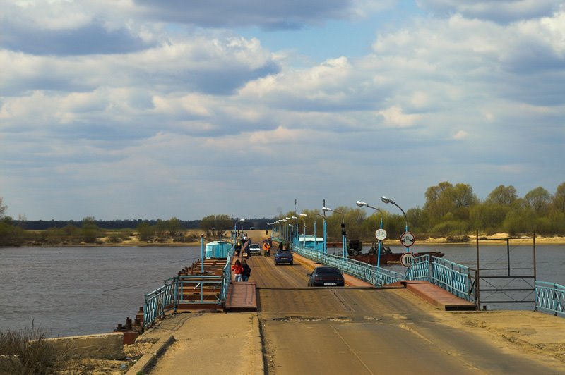 Пантонный мост в Павлово, Павлово