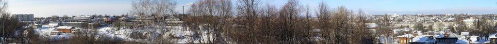 Панорама центральной части города., Павлово