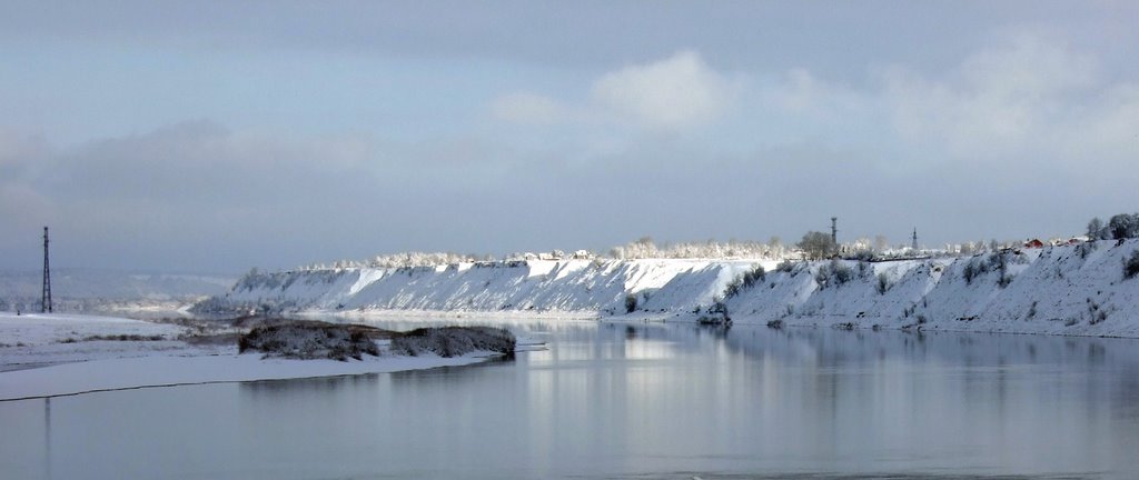 Oka-river in white, Павлово