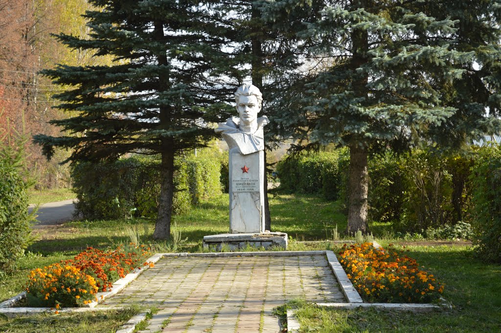 Памятник Шишмакову Илье Николаевичу, Тоншаево