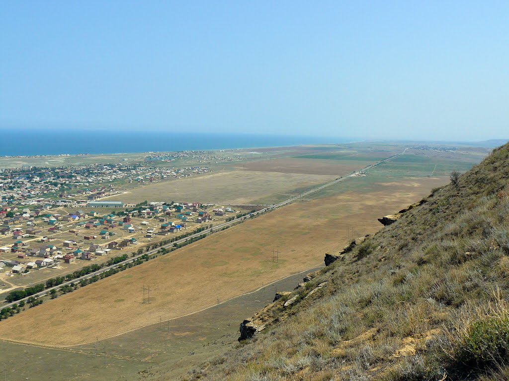 Вид с горы Пушкин-Тау, Избербаш