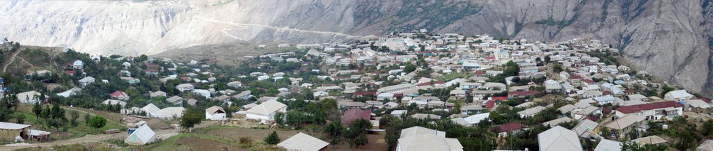 Panoramic view of Karata, Карата