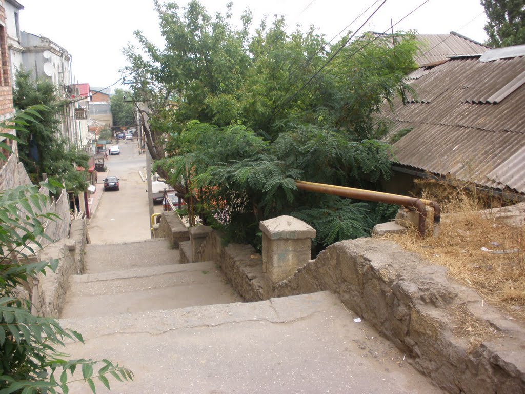 Махачкала. Старая лестница - путь на море ... (1 авг. 2009 г.), Махачкала