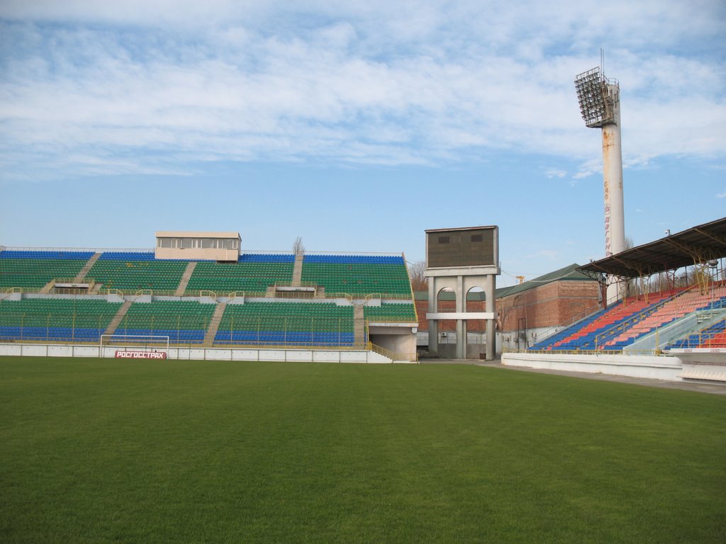 Стадион "Динамо" (вид на табло с поля), Махачкала