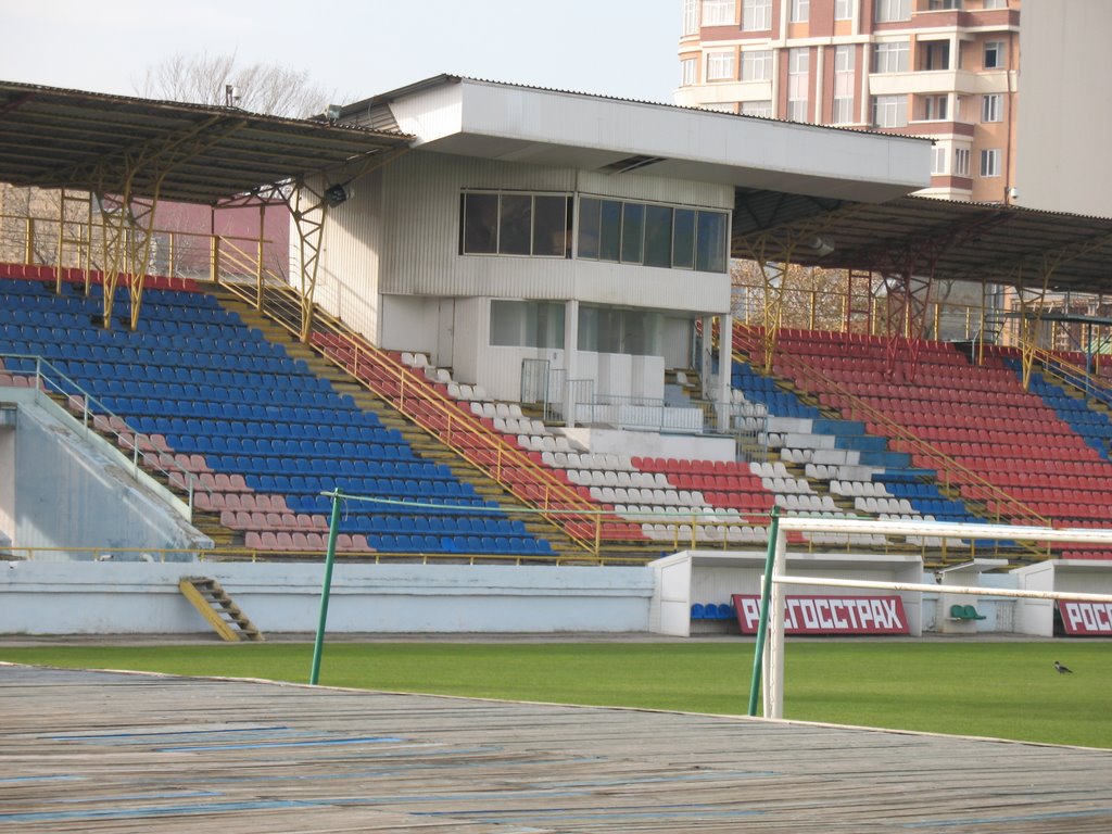 foto stadion dinamo zhurnalistskij sektor v gorode mahachkala