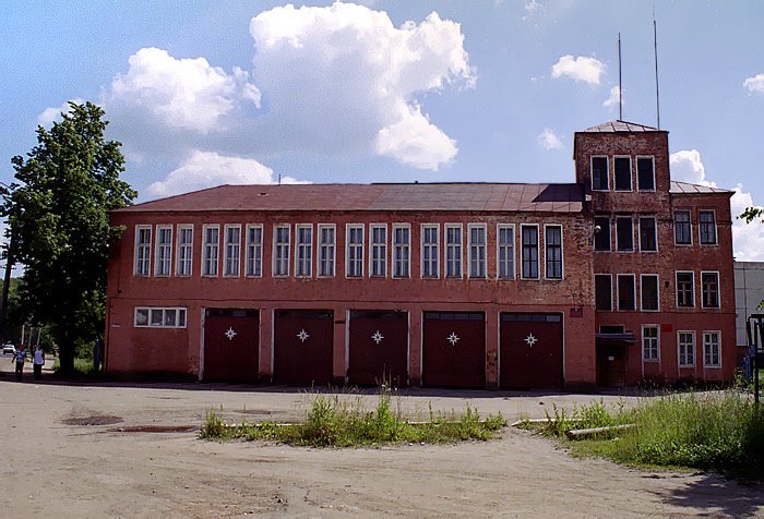 Пожарное депо. Фото 2005 г., Вичуга