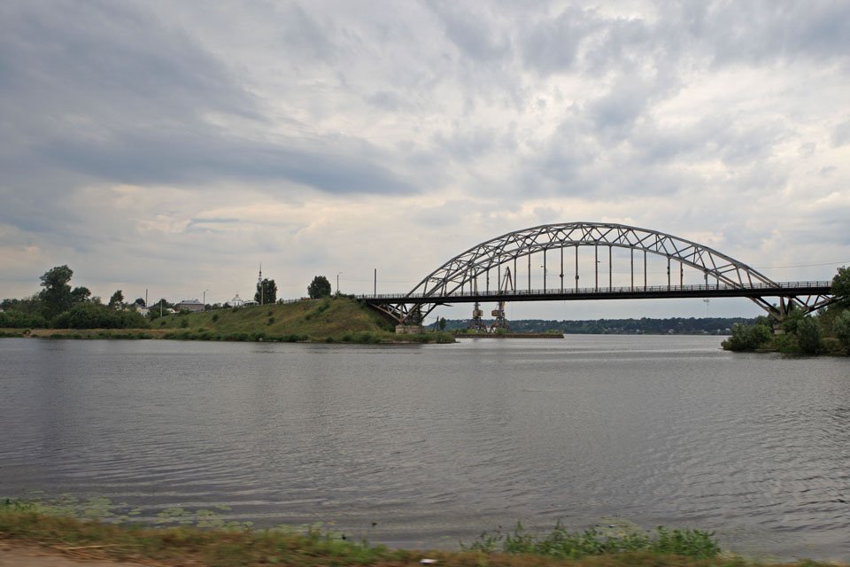 Кинешма. мост через Кинешемку/ Kineshma. Bridge over Kineshemka river, Кинешма