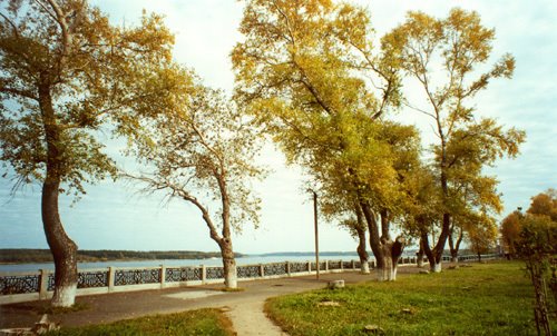 Embakment of Volga River, Кинешма