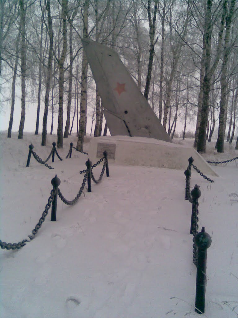 памятник лётчику Журину, Пучеж