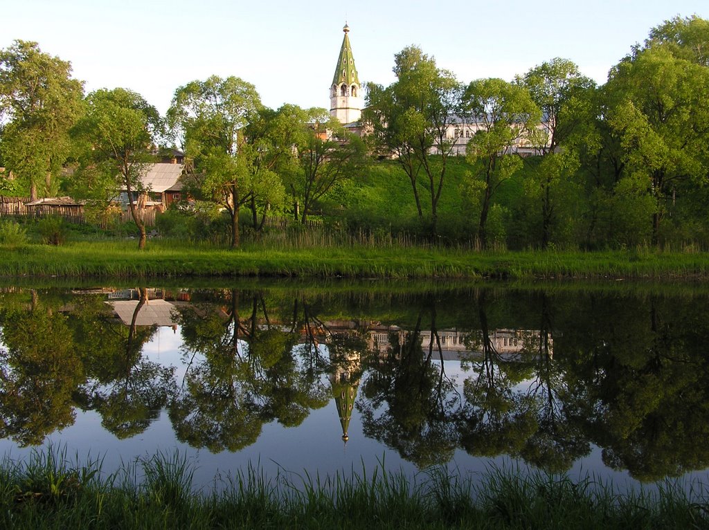отражение в реке, Тейково