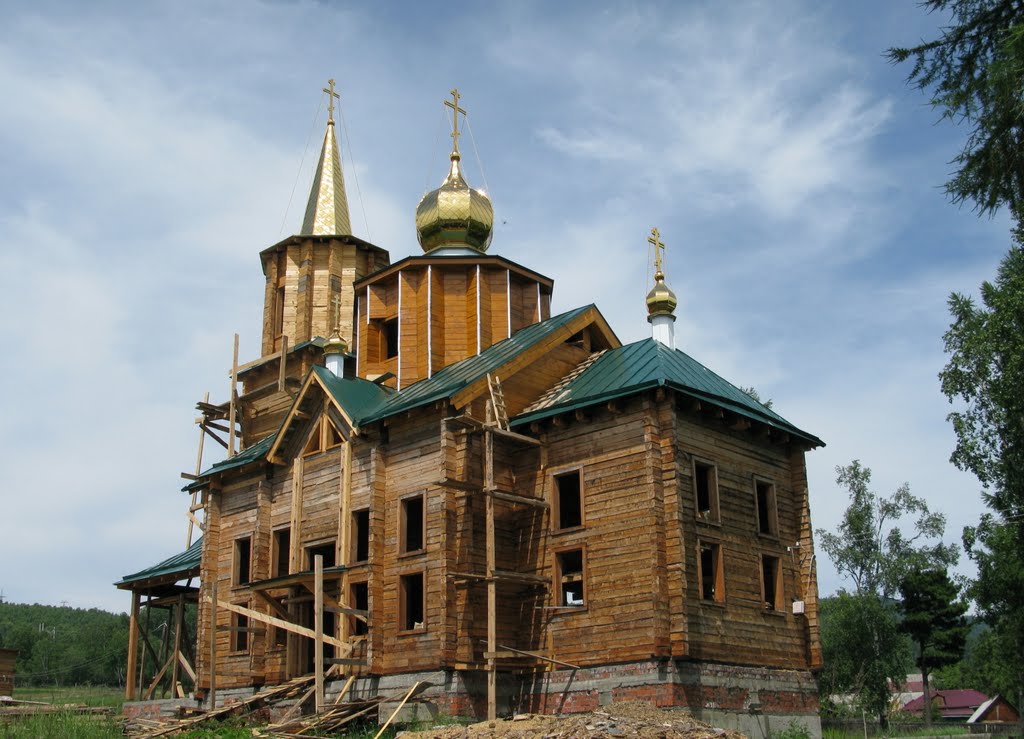 Строительство Свято-Никольского храма в поселке Култук, Култук