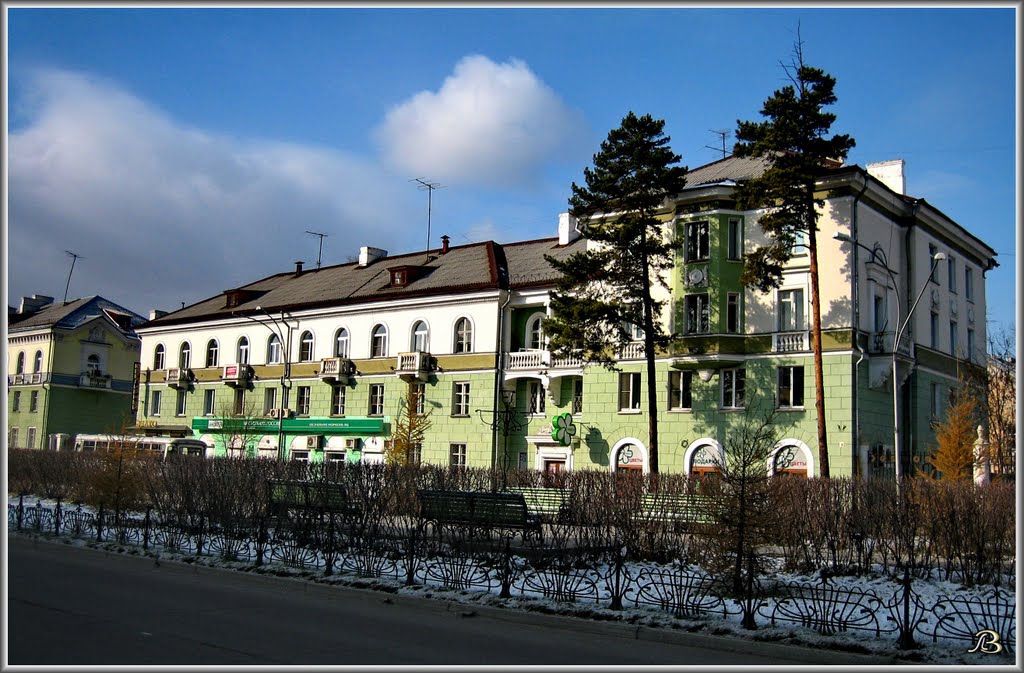 Lenin St. / Две сосны. (58-14), Ангарск