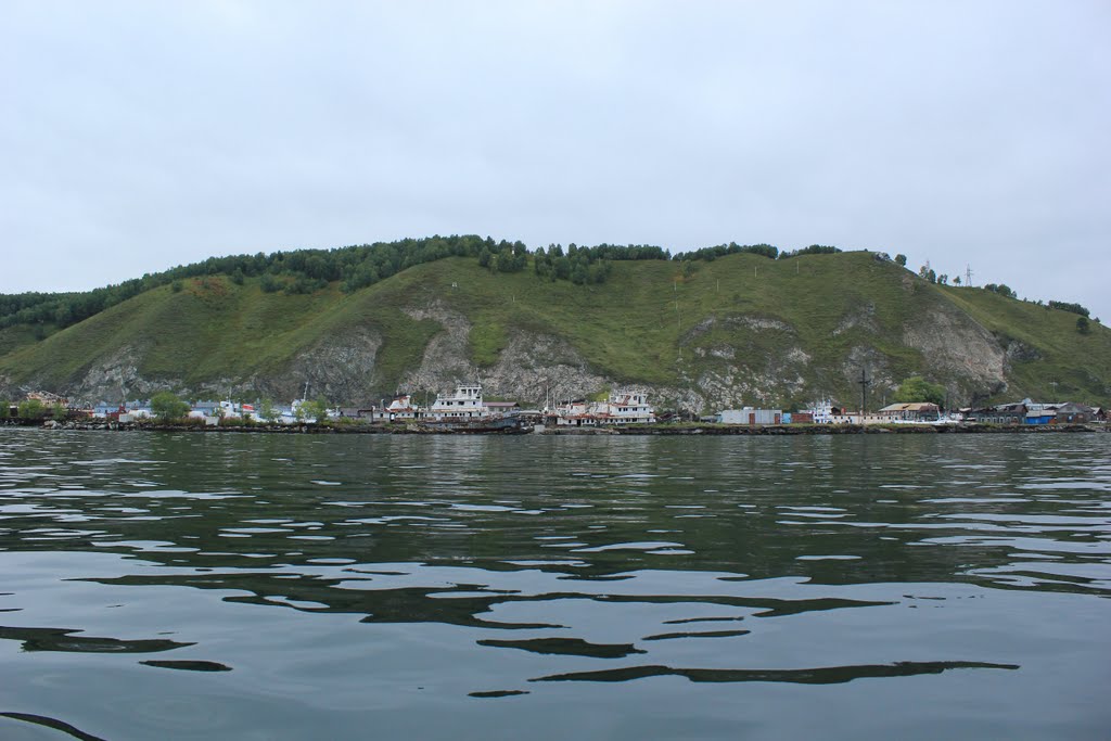 Вид на порт Байкал с воды, Байкал