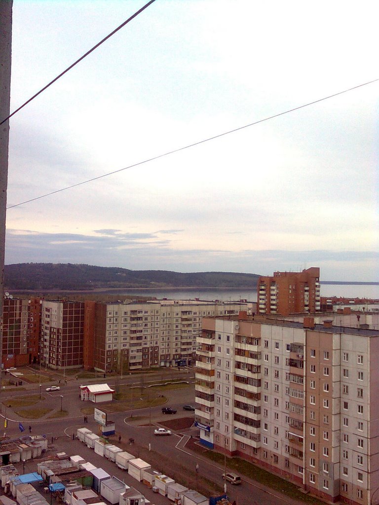 Вид с 13-го этажа, Братск