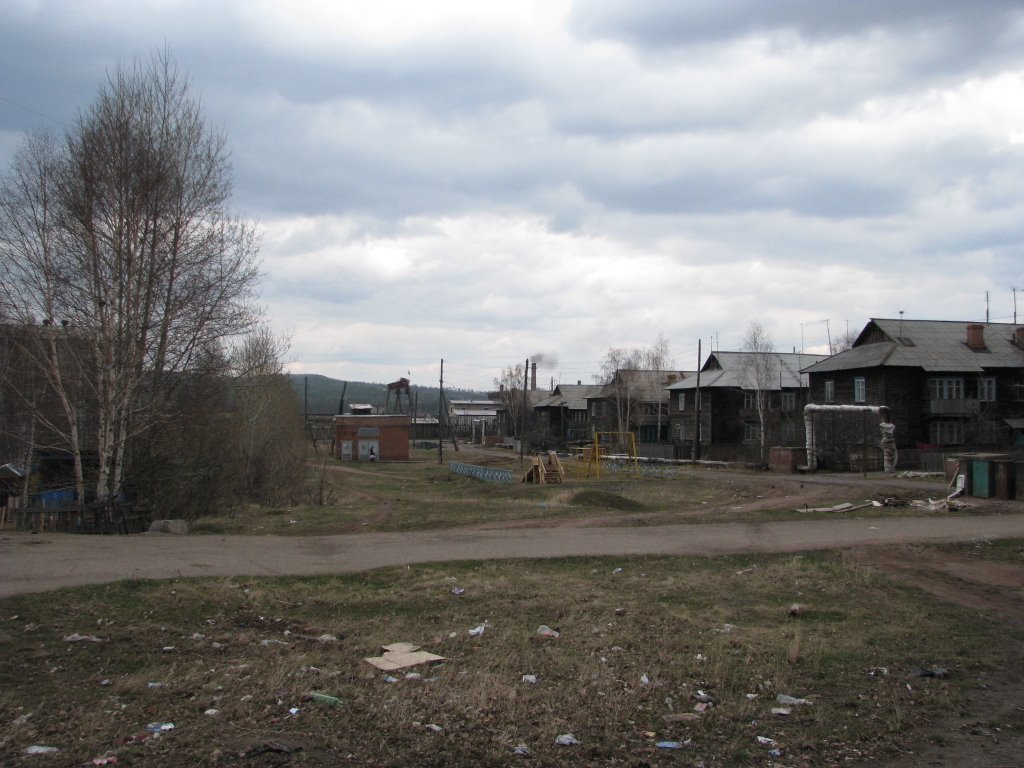 Behind Pionerskaya Street, facing East, Вихоревка