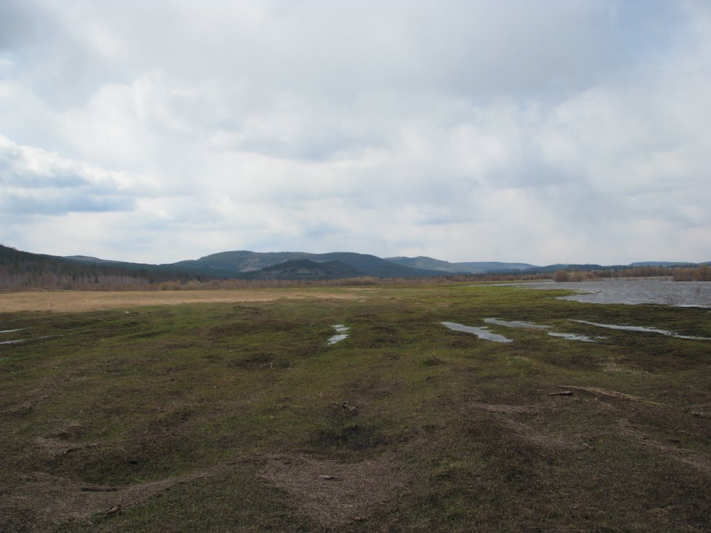 South of Vikhorevka, facing West, Вихоревка