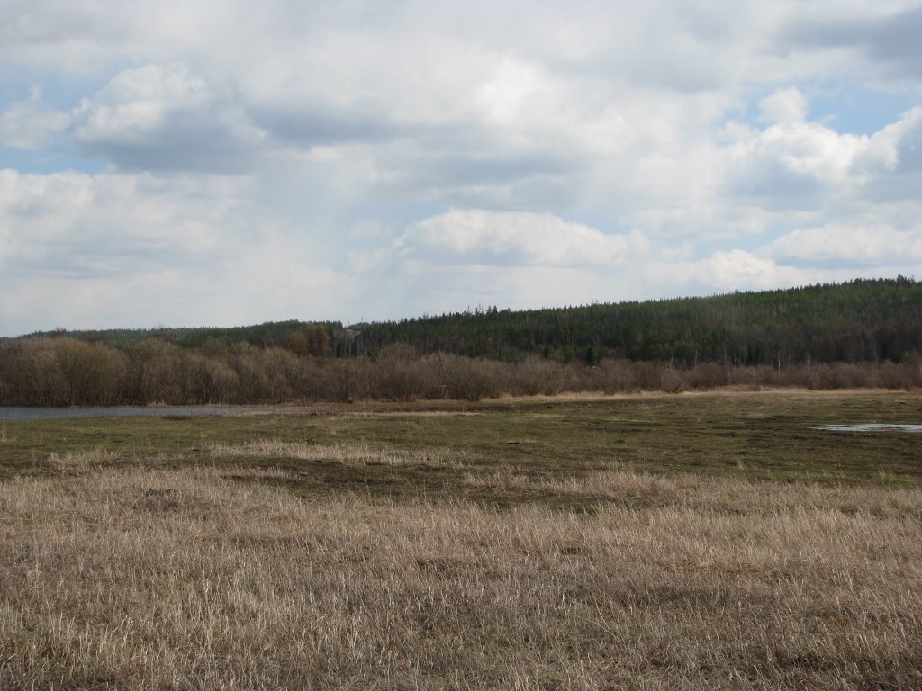 South of Vikhorevka, facing Southeast, Вихоревка