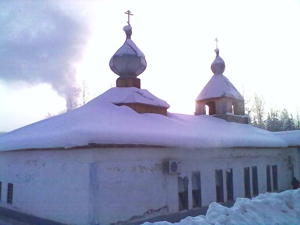 Казанский храм в январе 2012, Железногорск-Илимский