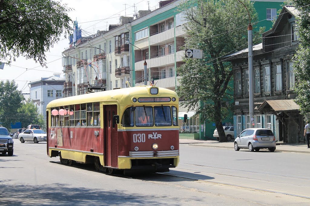 Ретро-трамвайчик, Иркутск
