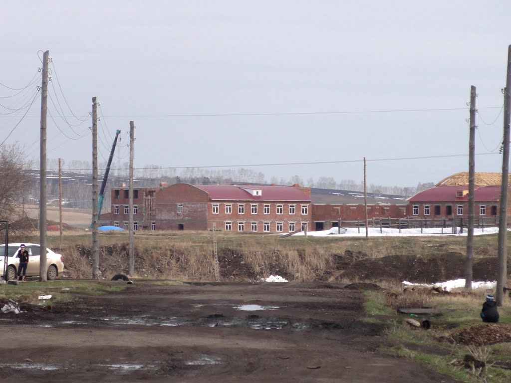 Стройка новой больницы в Кутулике. Май 2011г., Кутулик