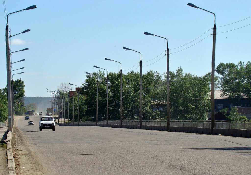 Нижнеудинск. Мост через Уду, Нижнеудинск