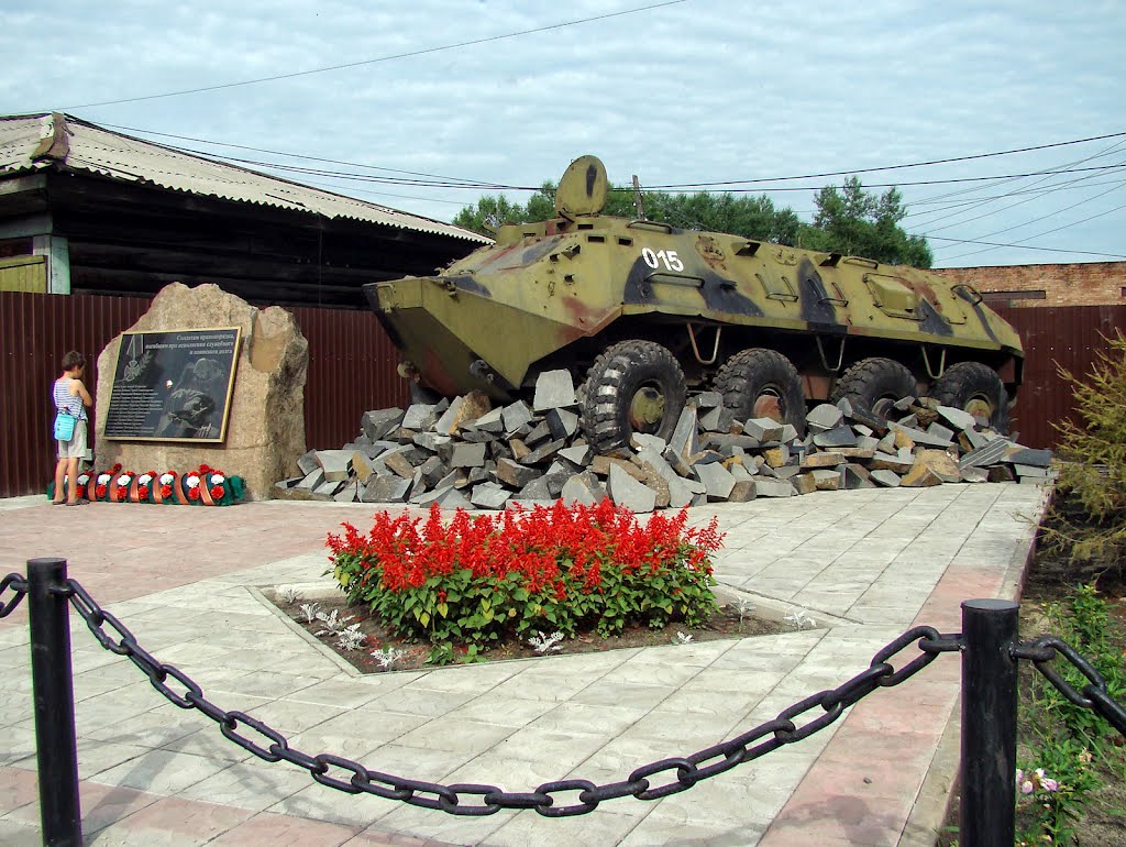 Солдатам правопорядка, погибшим при исполнении служебного и воинского долга, Нижнеудинск