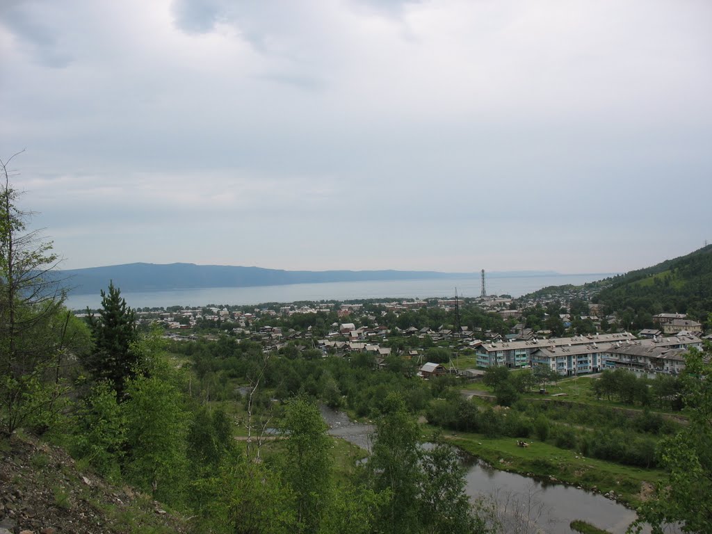 вид на Слюдянку / view to Sludyanka settlement, Слюдянка