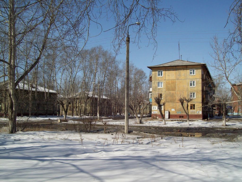 Перекресток улиц Ватутина и Сеченова, Усолье-Сибирское