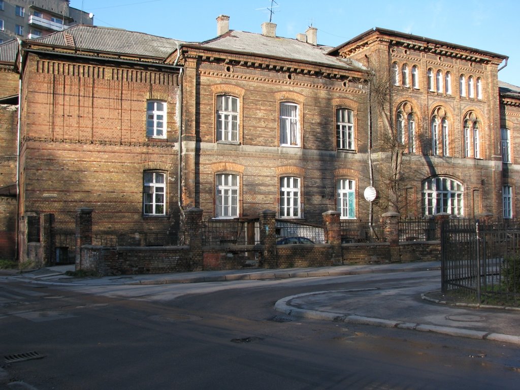 The old building. Barnaulskaja str. (earlier Lange Reihe), Кёнигсберг