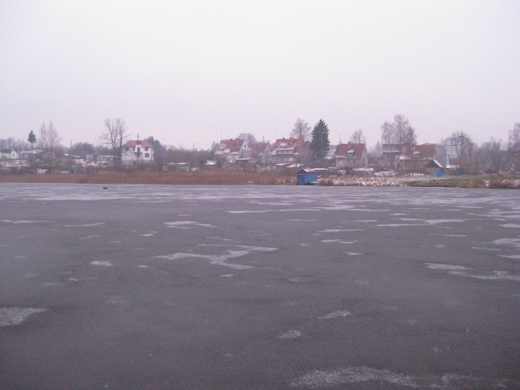 Озеро ЛАНГЕР зима 2009, Багратионовск
