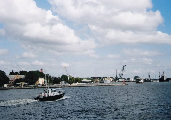 Bałtyk - wejście do portu w Bałtijsku, Балтийск