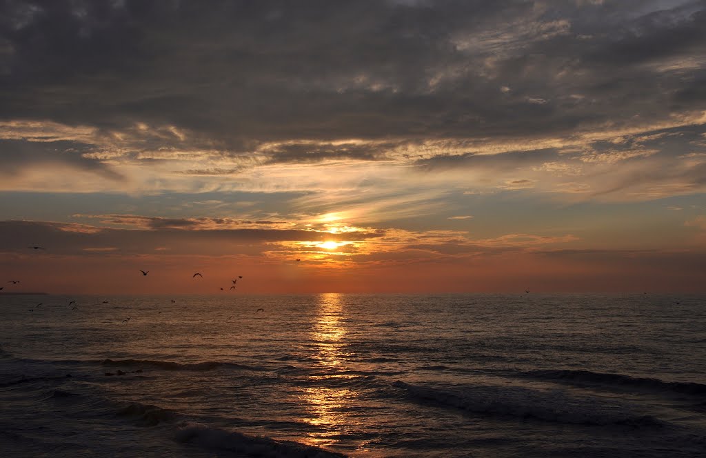 Зеленоградск. Закат на Балтийском море / Zelenogradsk. Sunset on the Baltic Sea, Зеленоградск