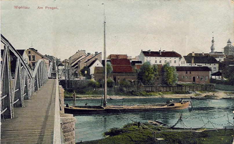 Мост через р.Преголя (до 1930г), Знаменск