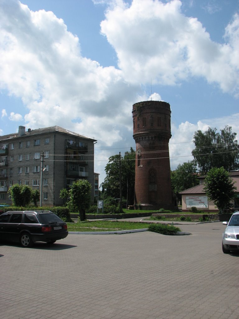Alter Wasserturm in Mamonovo (Heiligenbeil), Мамоново