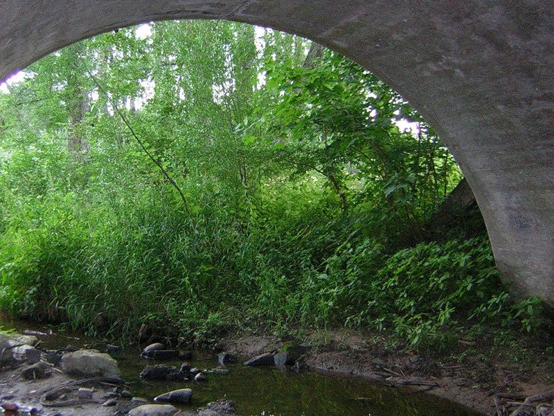 Мост через ручей, Озерск