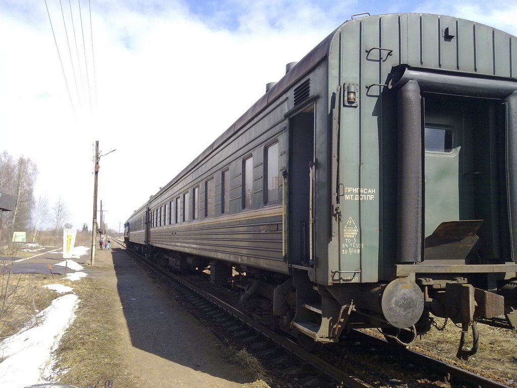 Поезд Савелово-Калязин, Белый Городок