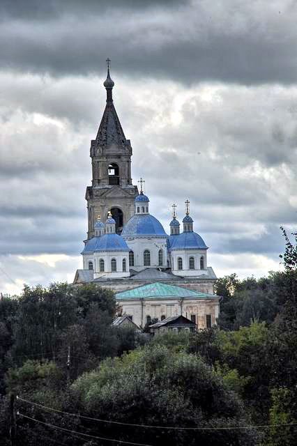 Воскресенский собор. Вид из Клобукова монастыря, Кашин