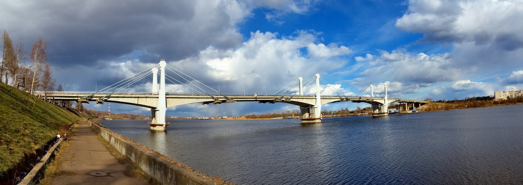 мост через Волгу в Кимрах, Кимры