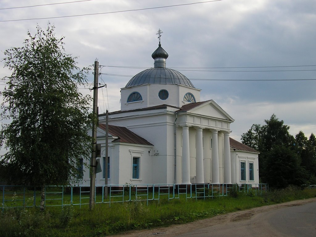 Церковь Всех Святых, Максатиха__ Vseh Svjatih church, Maksatikha, Максатиха