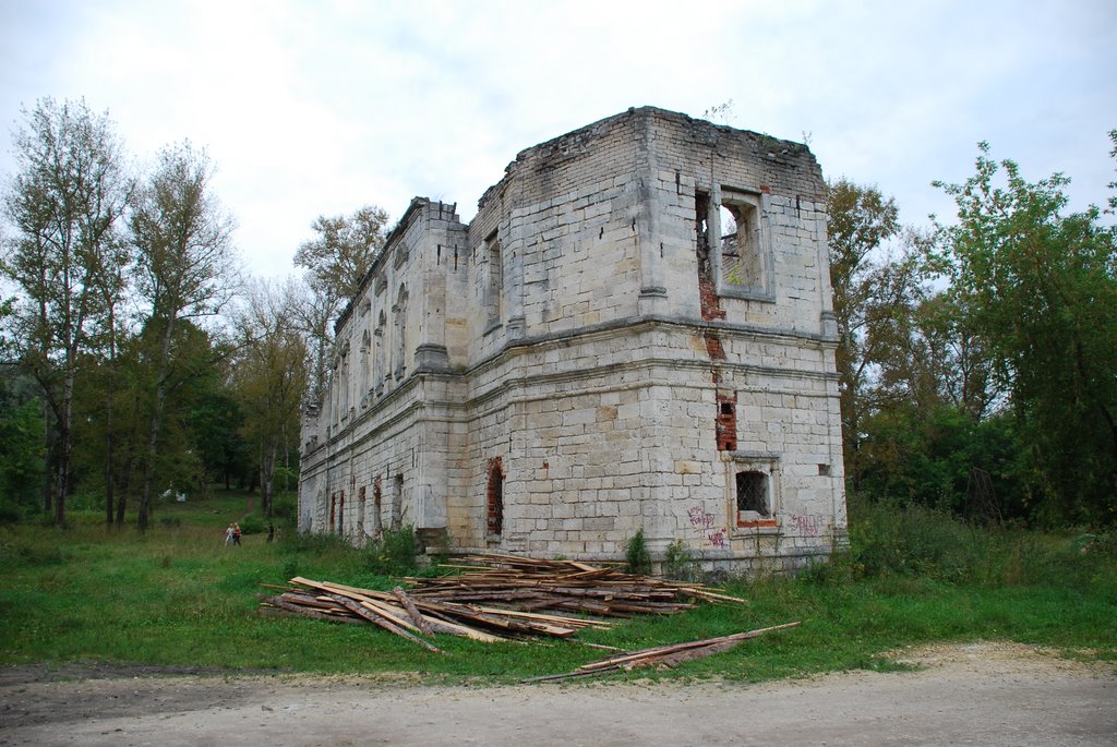 Старица. Руины Воскресенской церкви, вид с востока., Старица