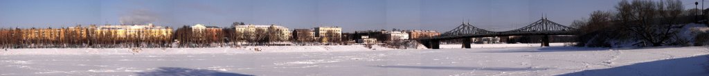 городской пляж зимой, Тверь