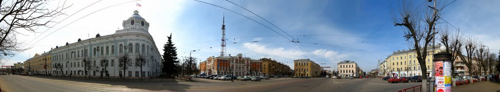 Советская площадь - panorama, Тверь