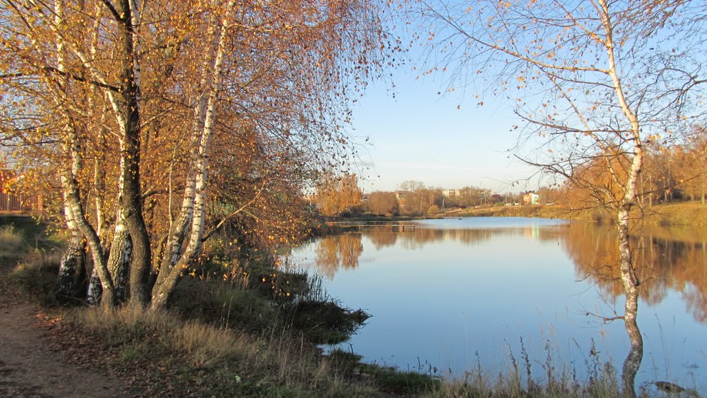 Белоусовский пруд осенью, Белоусово