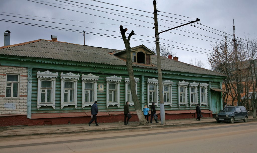 log  house, Moskovskaja 58, Калуга