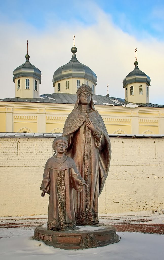 Iskra. St. George Monastery Искра. Свято-Георгиевский монастырь, Мещовск