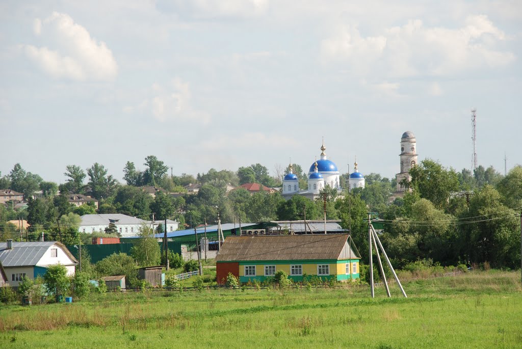 Мещовск. Общий вид города с северо-западной стороны, Мещовск